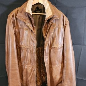 Men's Brown Leather Jacket